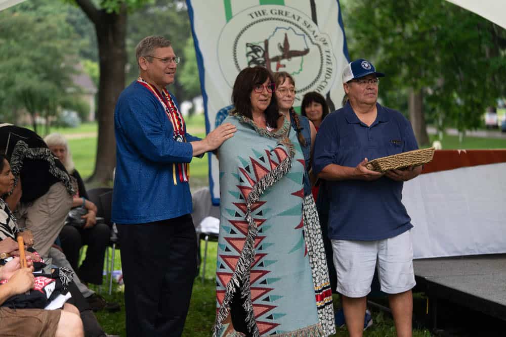 Harry Whitehorse Wood Sculpture Fest Closing Ceremony41