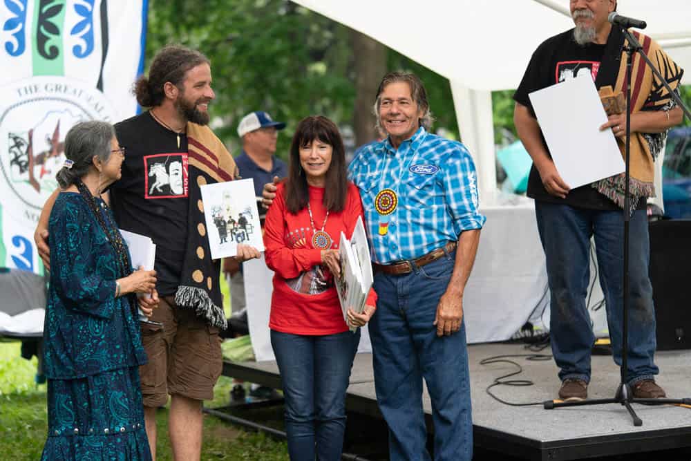 Harry Whitehorse Wood Sculpture Fest Closing Ceremony50