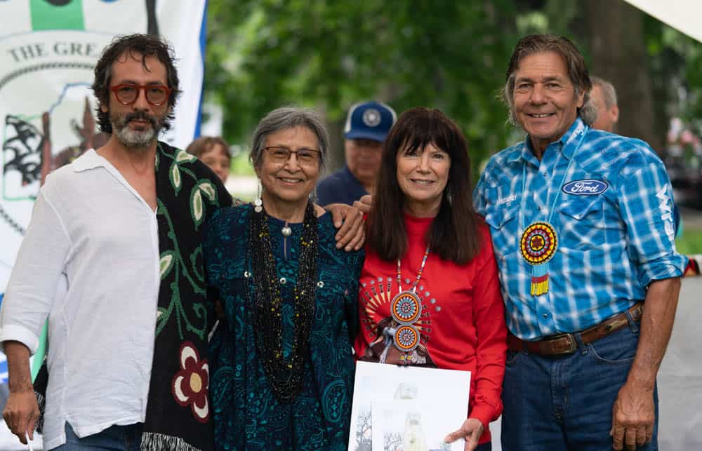 Harry Whitehorse Wood Sculpture Fest Closing Ceremony54