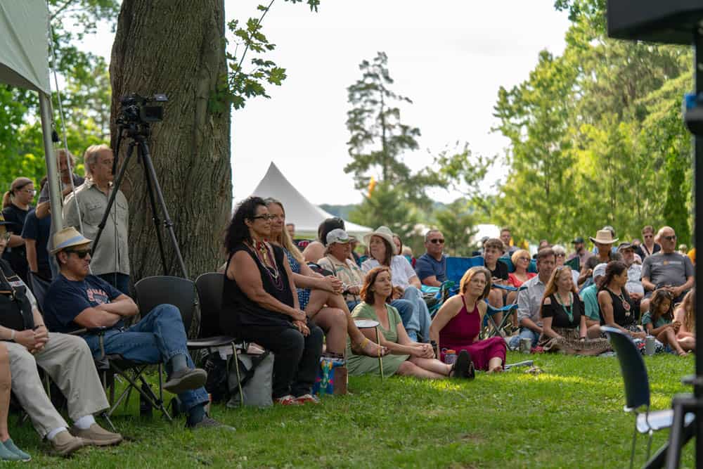 Harry Whitehorse Wood Sculpture Festi Opening Ceremony20