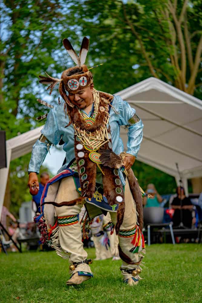 Harry Whitehorse Wood Sculpture Festi Opening Ceremony34