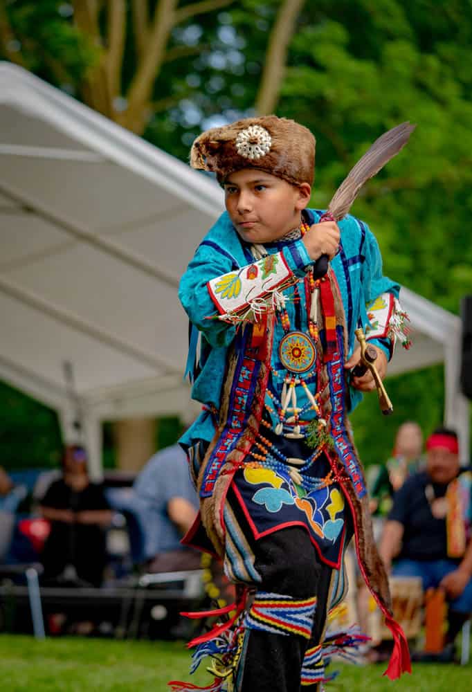 Harry Whitehorse Wood Sculpture Festi Opening Ceremony35