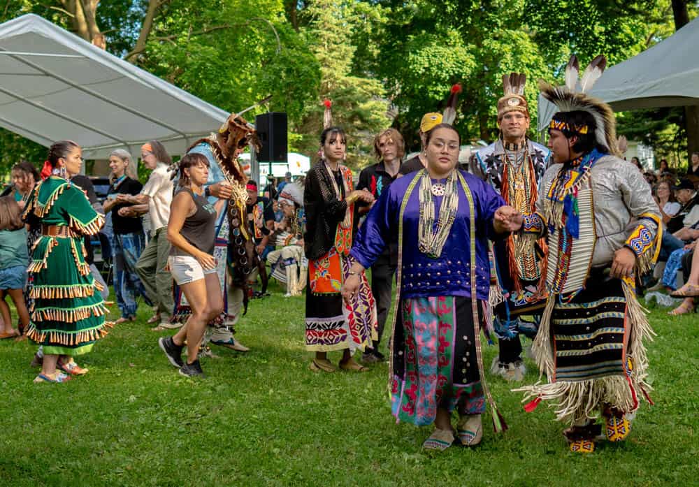 Harry Whitehorse Wood Sculpture Festi Opening Ceremony40